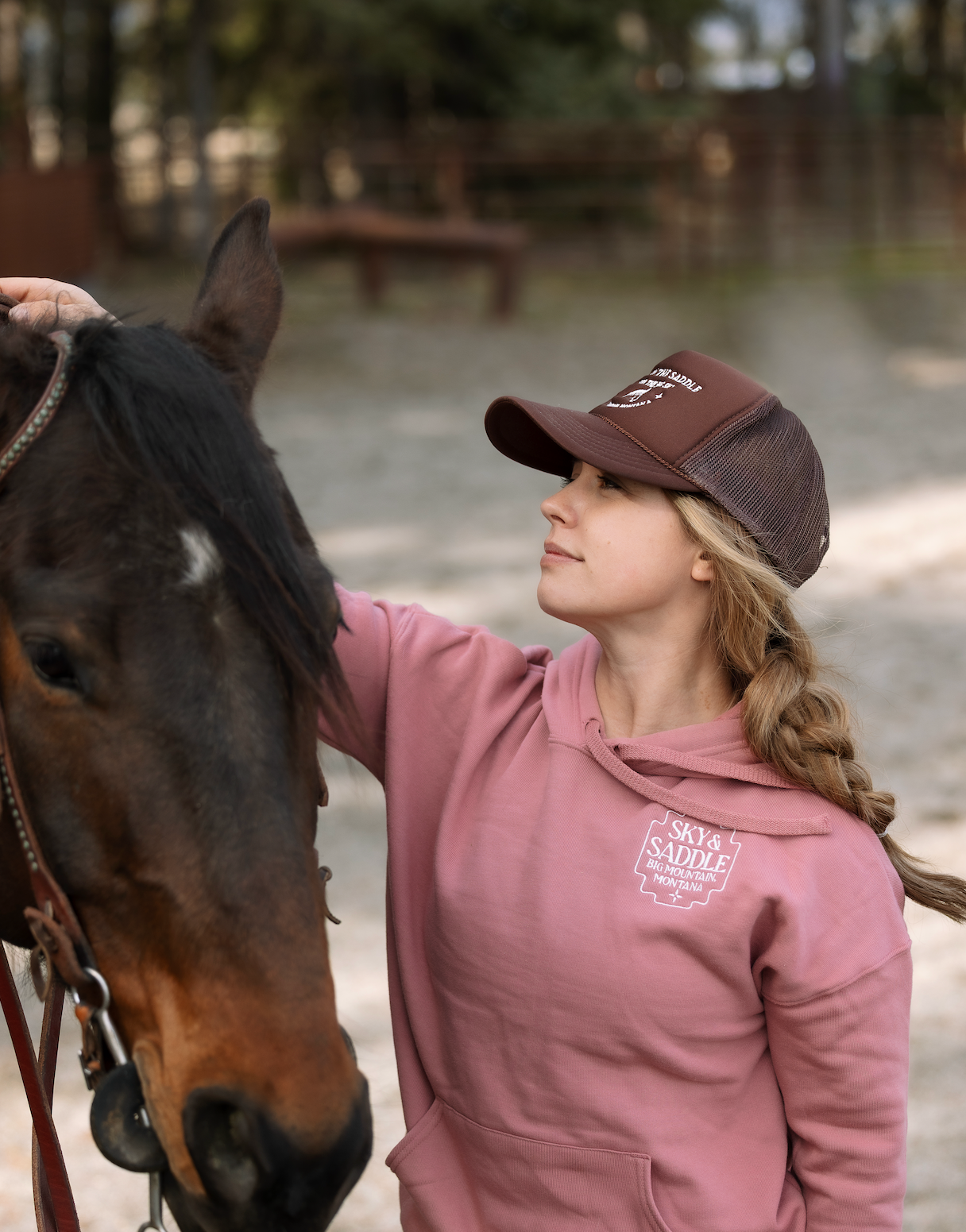 Strawberry Roan - Spring Rider Hoodie | Western Women's Hoodie