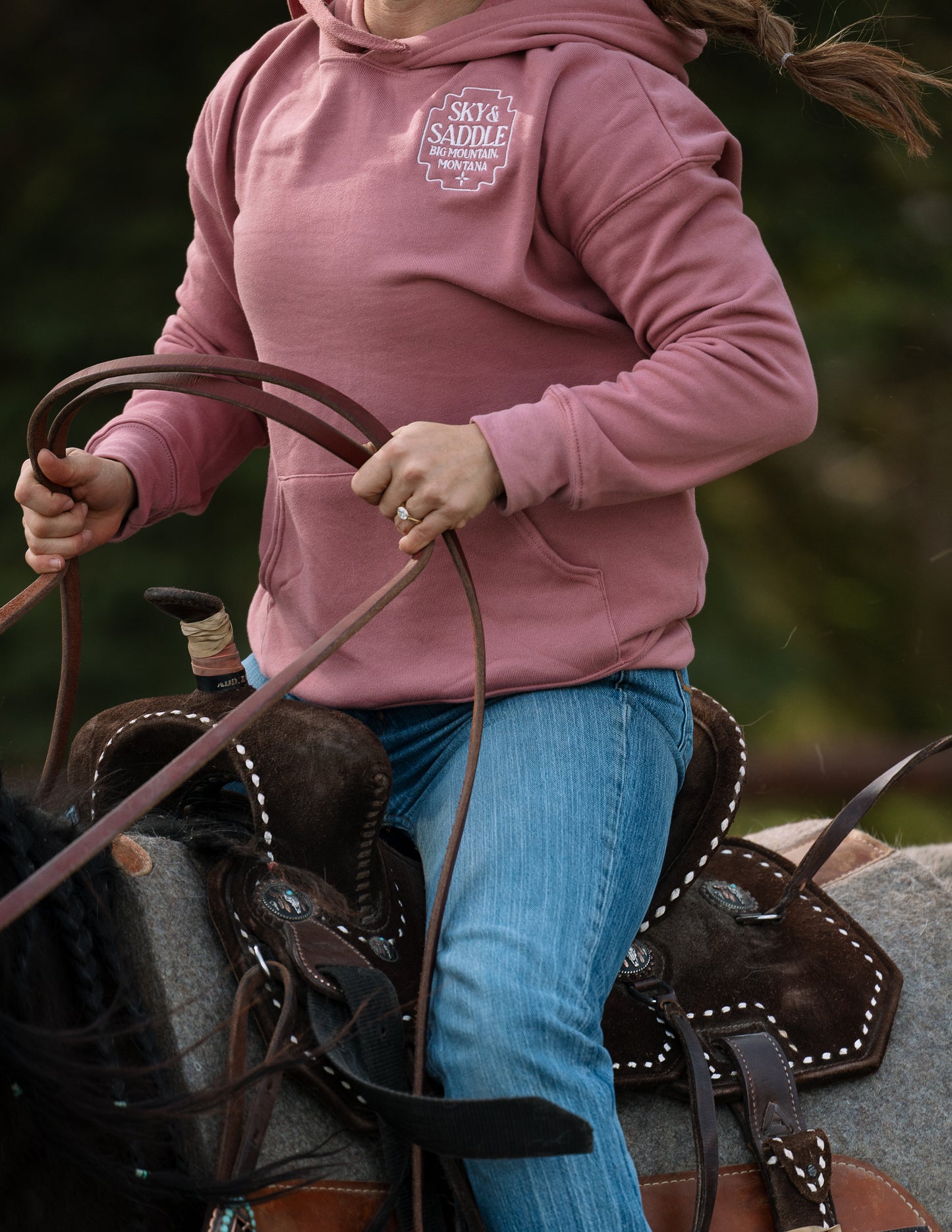 Strawberry Roan - Spring Rider Hoodie | Western Women's Hoodie